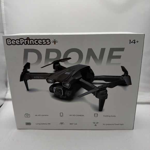 The Unbranded Brand Other - BEEPRINCESS Drone with Camera RC Quadcopter New In Box 4K HD Camera